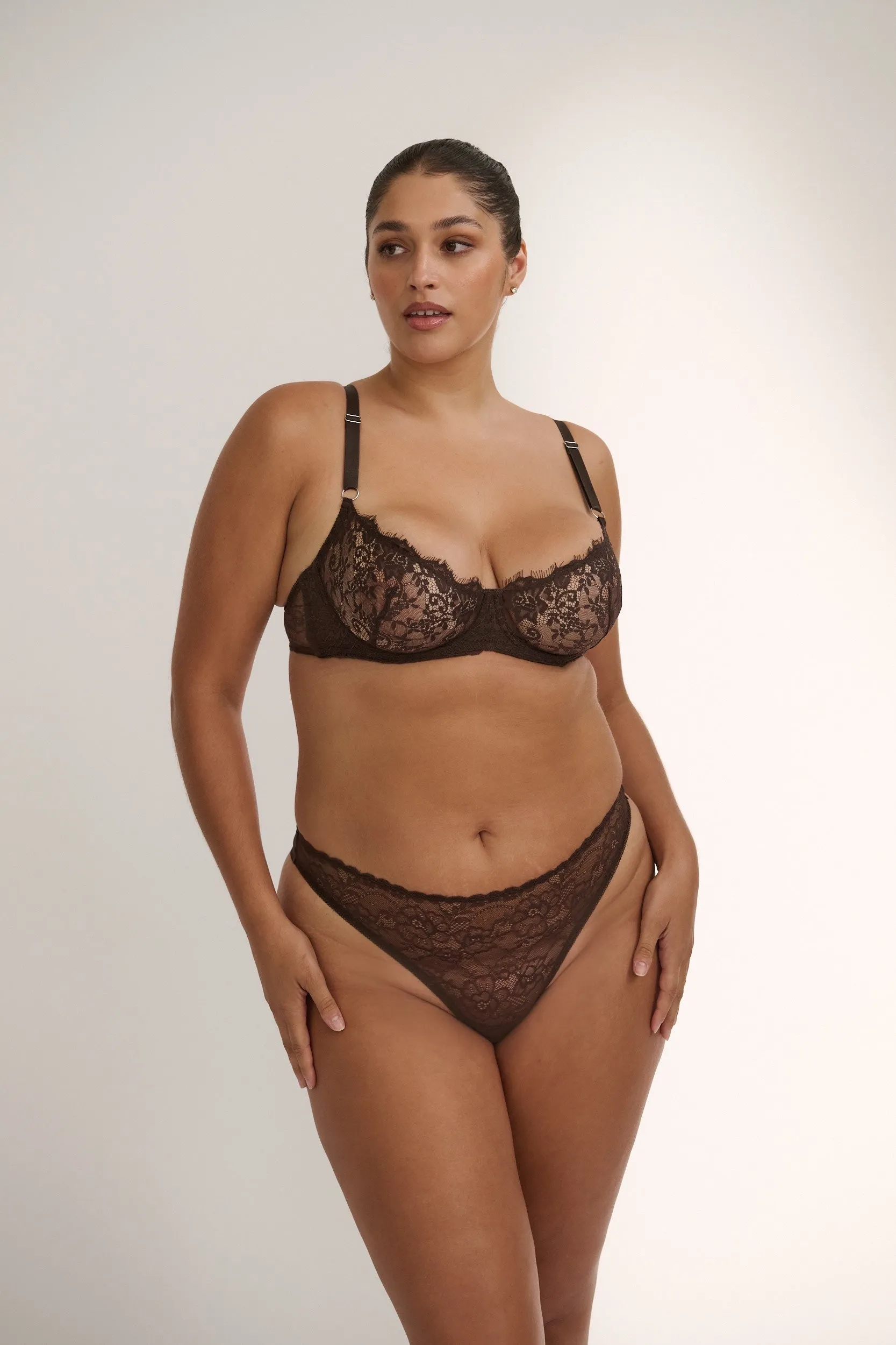 Maverick High Waist Set Espresso sold by Kat The Label