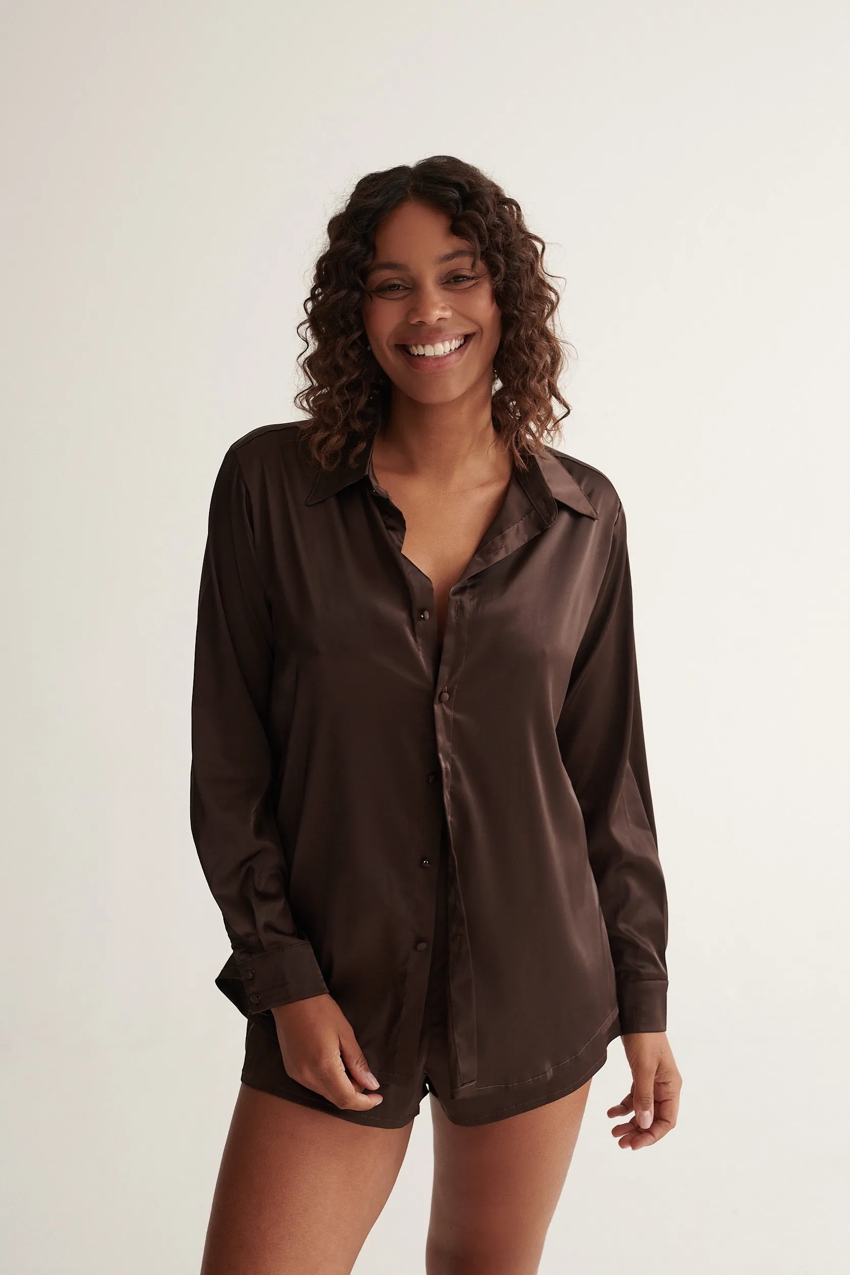 Celine Shirt Espresso sold by Kat The Label product image thumbnail 3