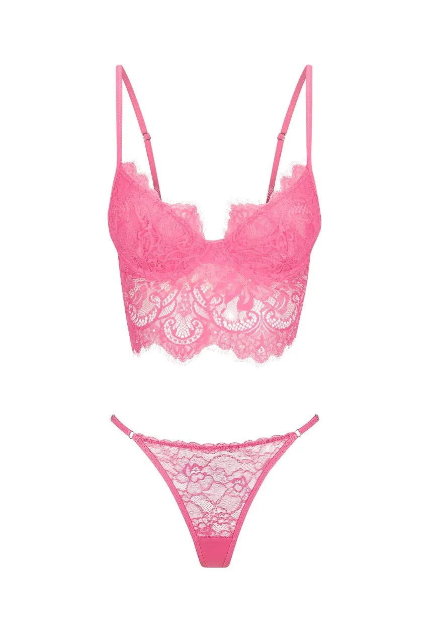 Monty Thong Set Fuchsia sold by Kat The Label product image thumbnail 5