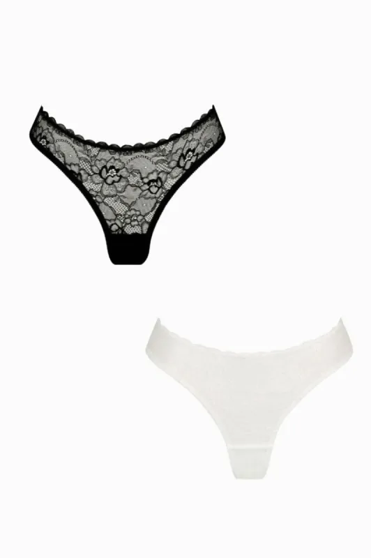 Maverick Brief 2 Pack Black White sold by Kat The Label