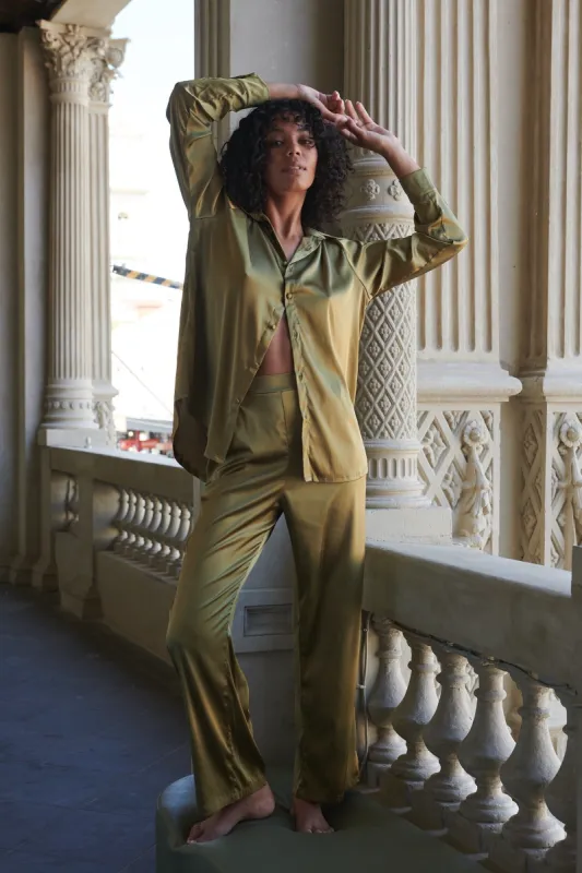 Celine Pant Set Olive sold by Kat The Label