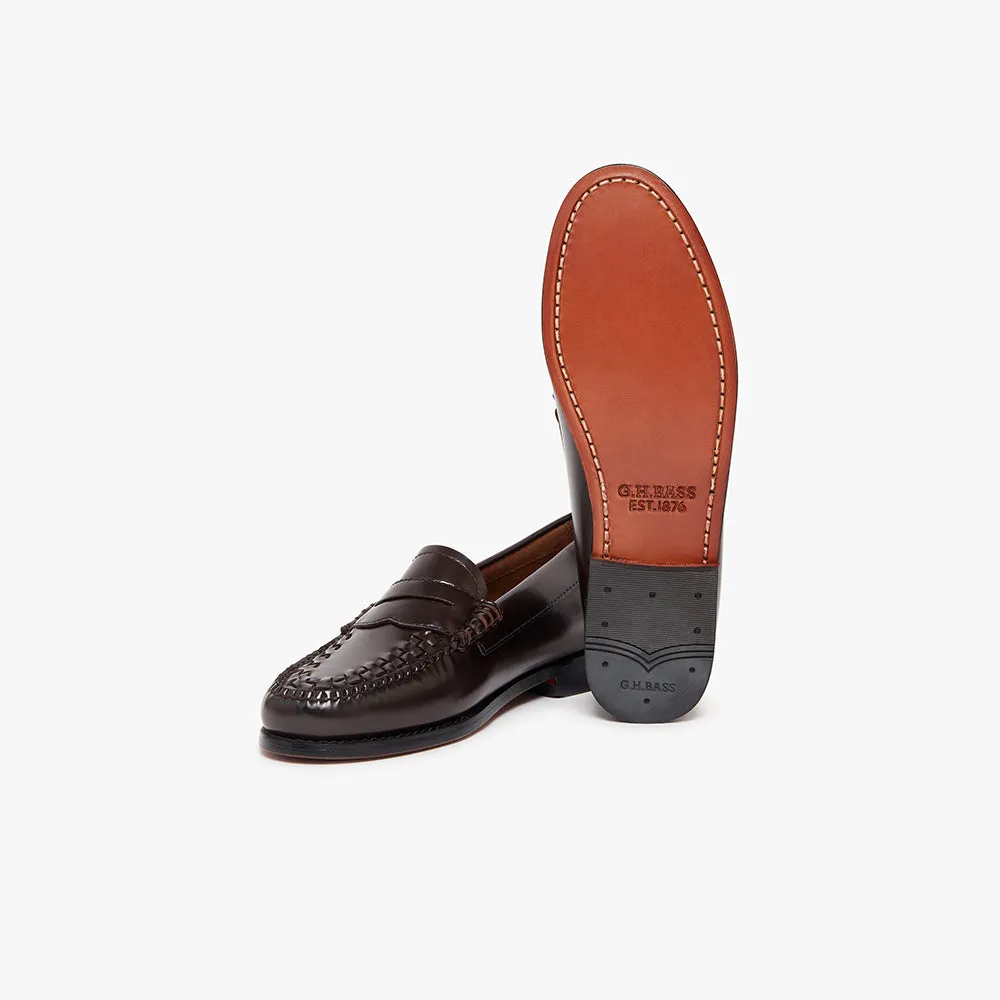 GH Bass - Weejun Penny Weave Loafers - Chocolate sold by Merci product image thumbnail 2
