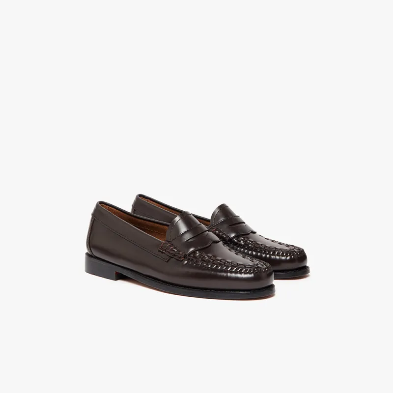 GH Bass - Weejun Penny Weave Loafers - Chocolate made by G.H.BASS