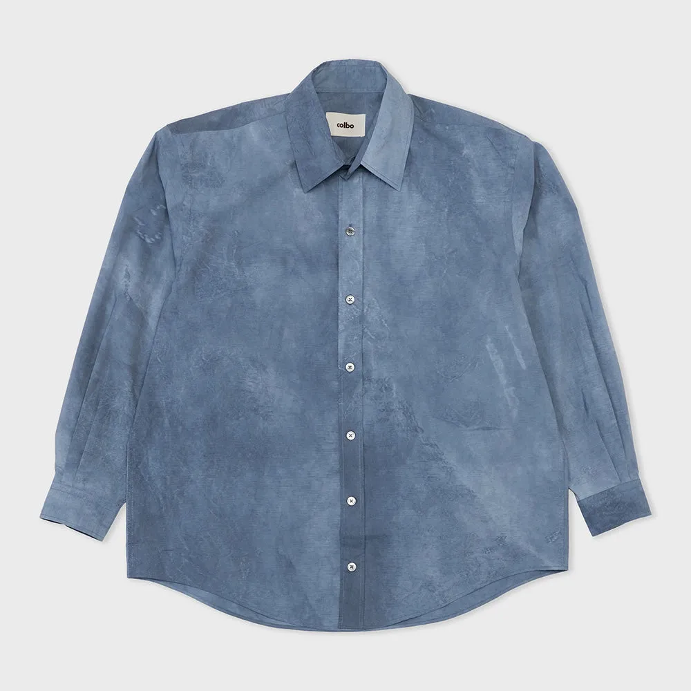 Colbo - Officer Shirt - Washed Blue sold by Merci