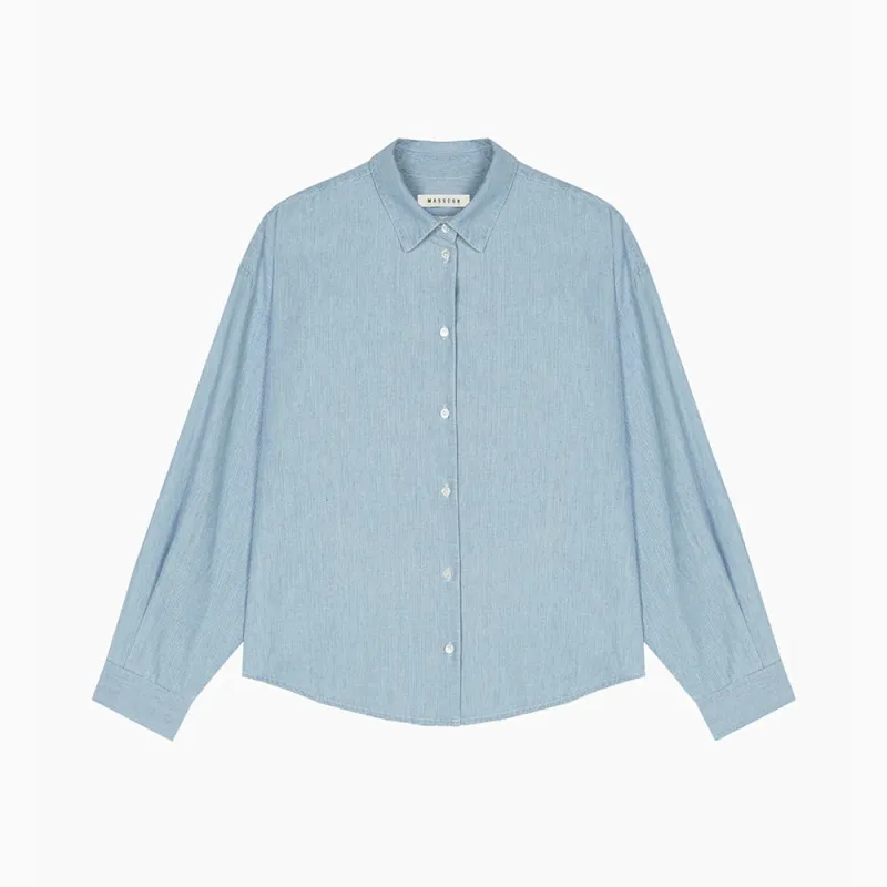 Masscob - Volga shirt - Chambray made by MASSCOB