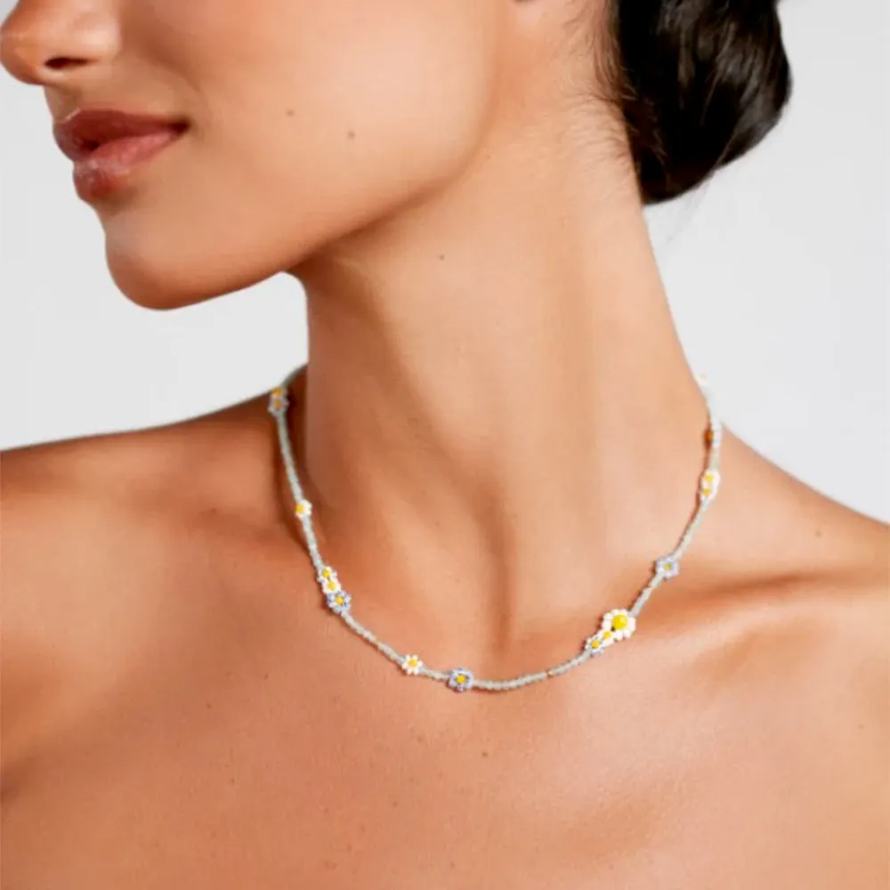 Anni Lu - Bluebell Bloom Necklace - Soft Blue sold by Merci product image thumbnail 2