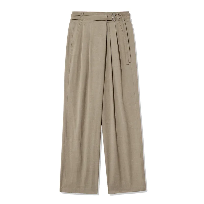 Le 17 septembre - Wide Panel Trousers - Brown made by LE17SEPTEMBRE