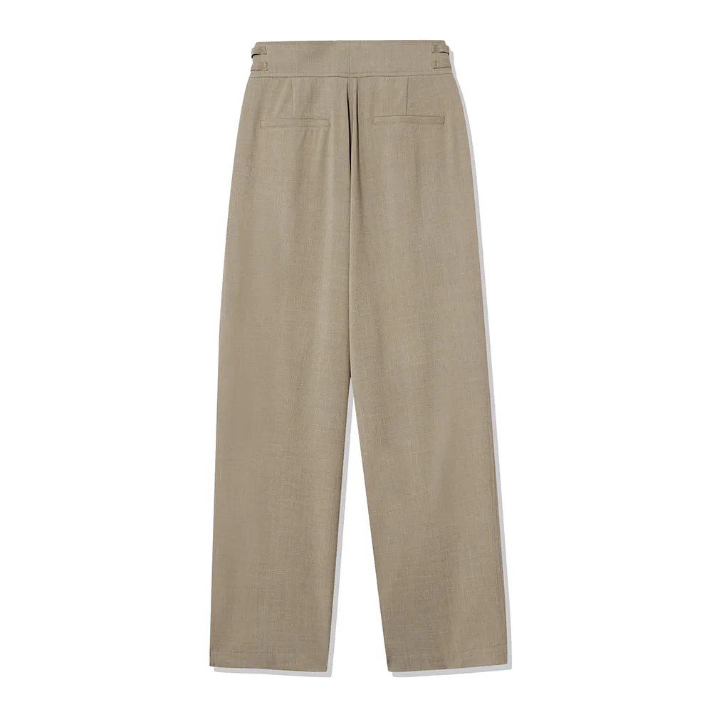 Le 17 septembre - Wide Panel Trousers - Brown sold by Merci product image thumbnail 2