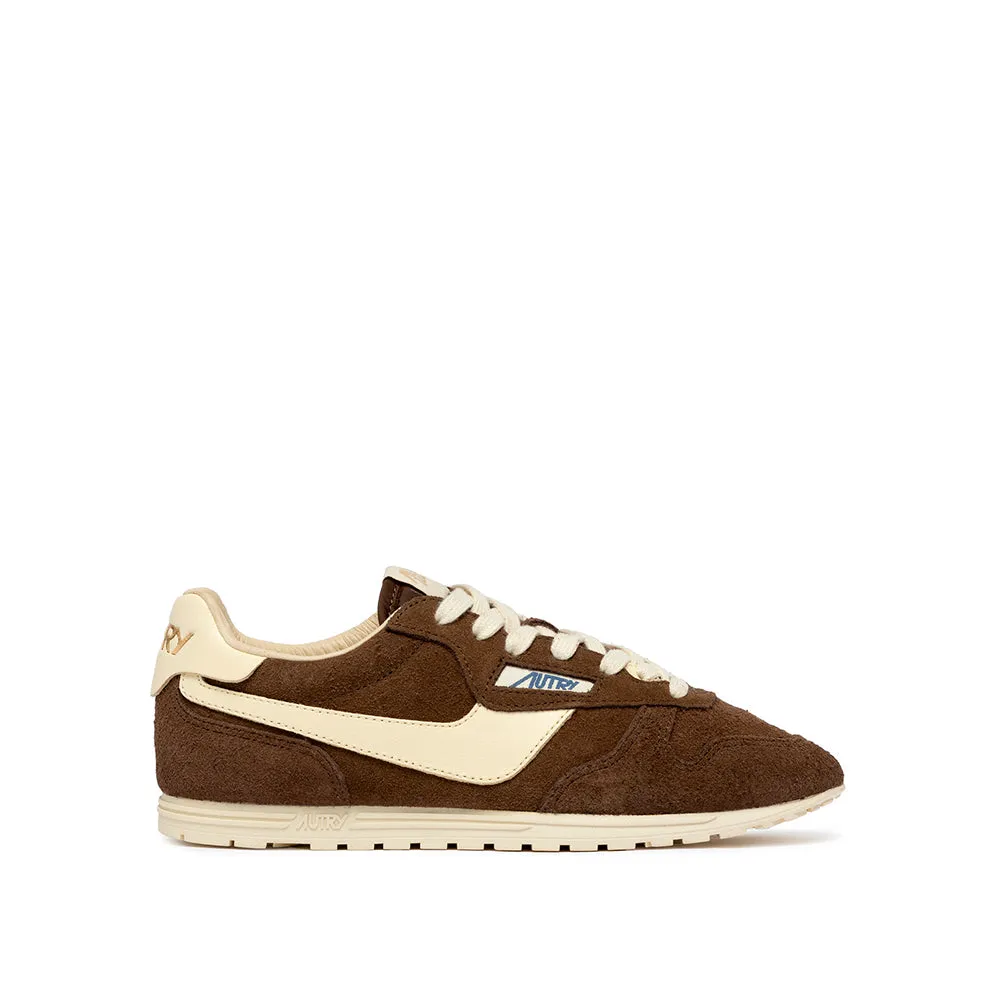 Autry - Windspin Low Sneakers Wom - Brown Suede sold by Merci