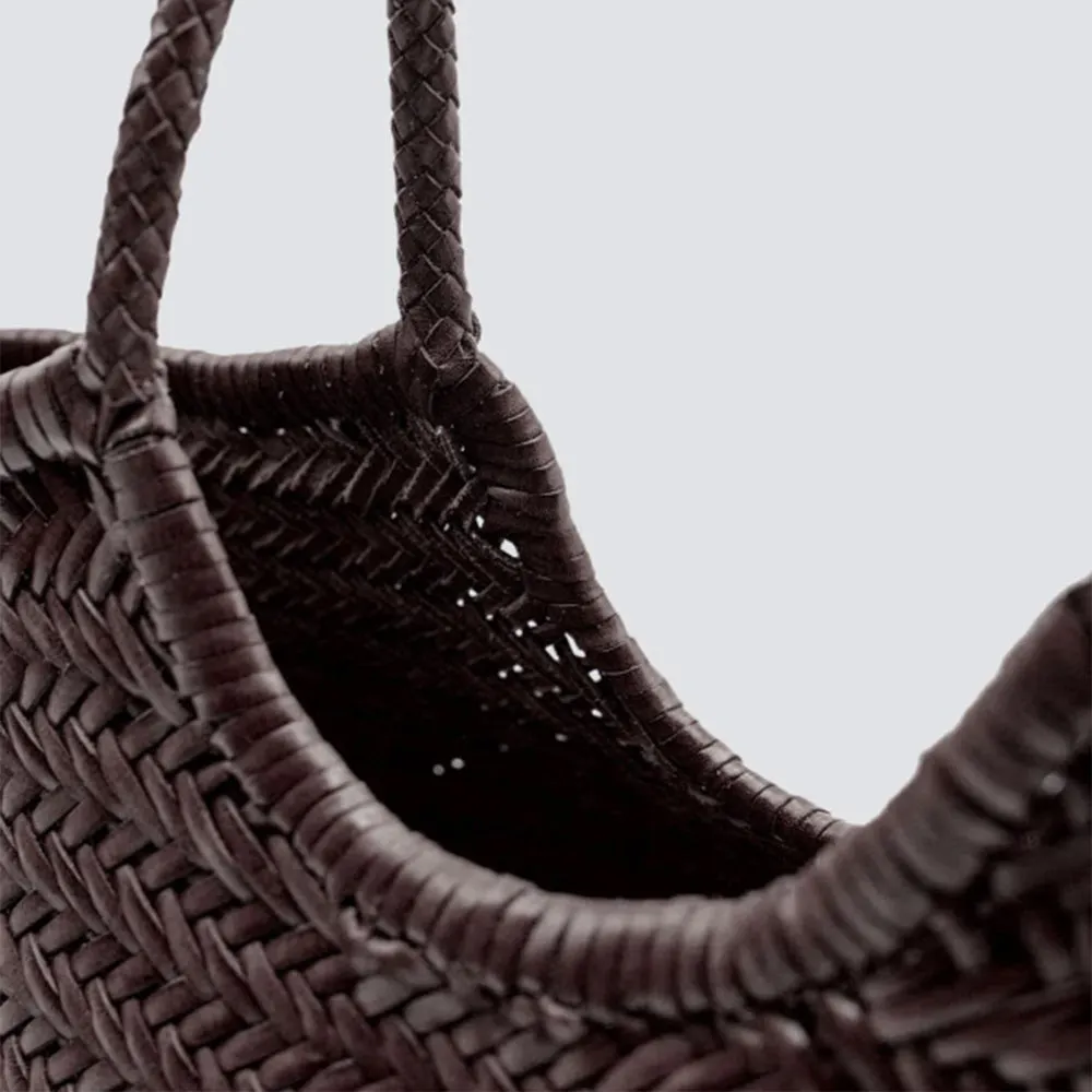 Dragon Diffusion - Large Nantucket Basket Bag - Dark Brown sold by Merci product image thumbnail 3