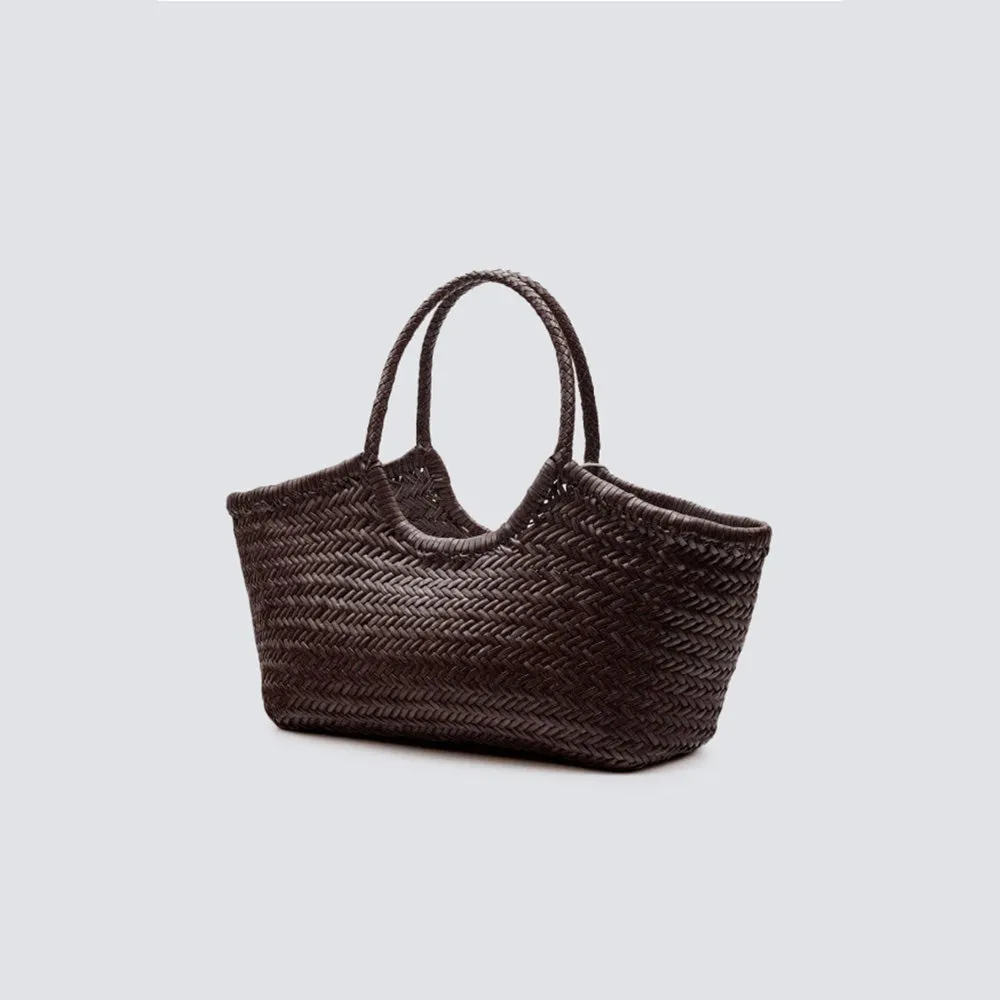 Dragon Diffusion - Large Nantucket Basket Bag - Dark Brown sold by Merci product image thumbnail 2