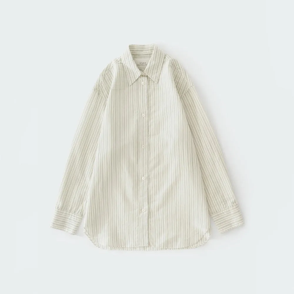 Studio Nicholson - Rouen Shirt - Parchment sold by Merci