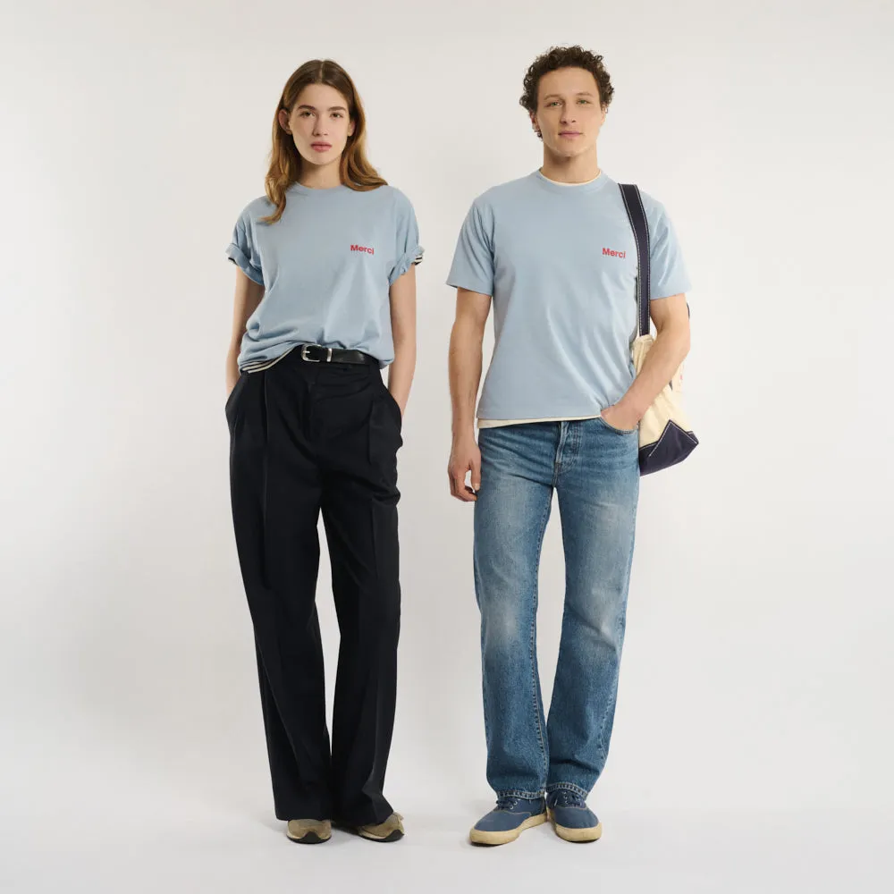Merci - Aurelien T-shirt - Light Blue sold by Merci