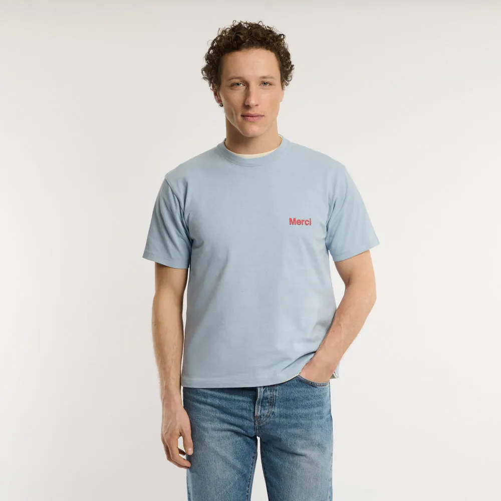 Merci - Aurelien T-shirt - Light Blue sold by Merci product image thumbnail 2