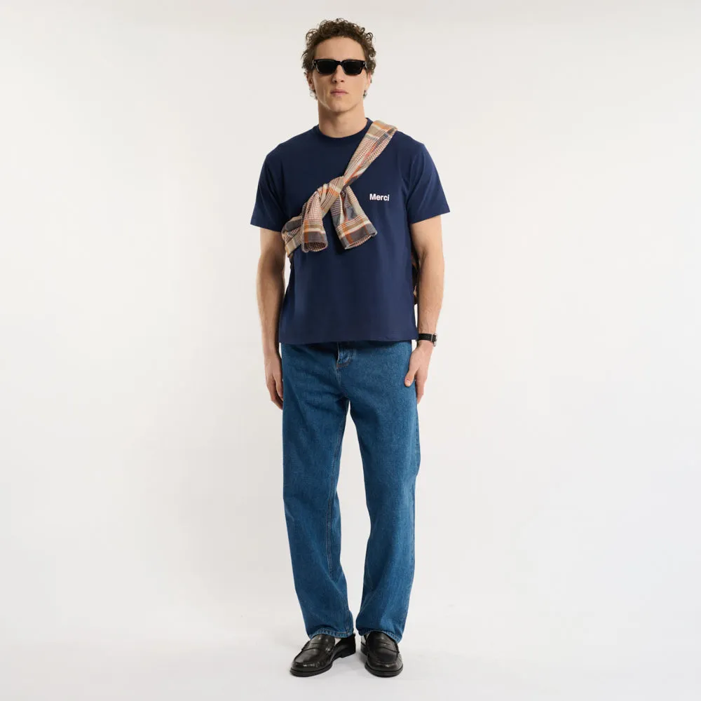 Merci - Aurelien T-shirt - Navy sold by Merci product image thumbnail 3