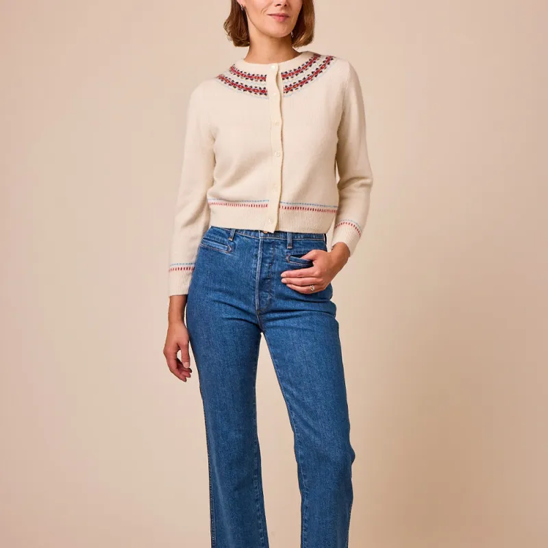 Dôen - Olympe cardigan - Ivory made by Doen