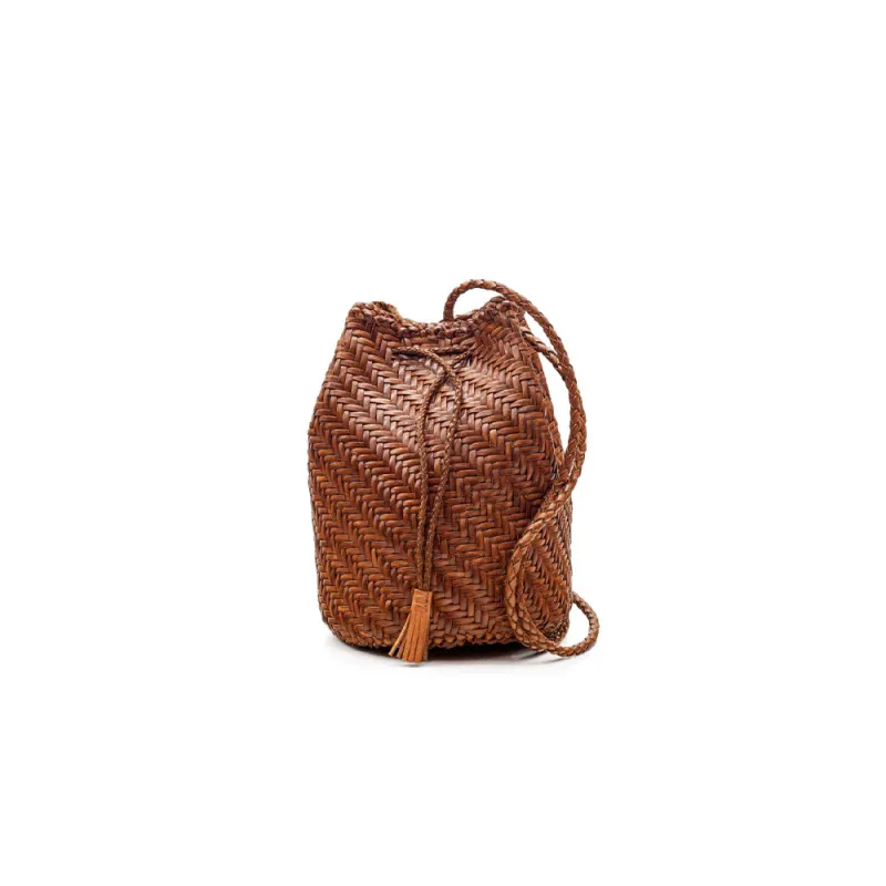Dragon Diffusion - Double Jump Pom-Pom Bag - Tan made by Dragon Diffusion