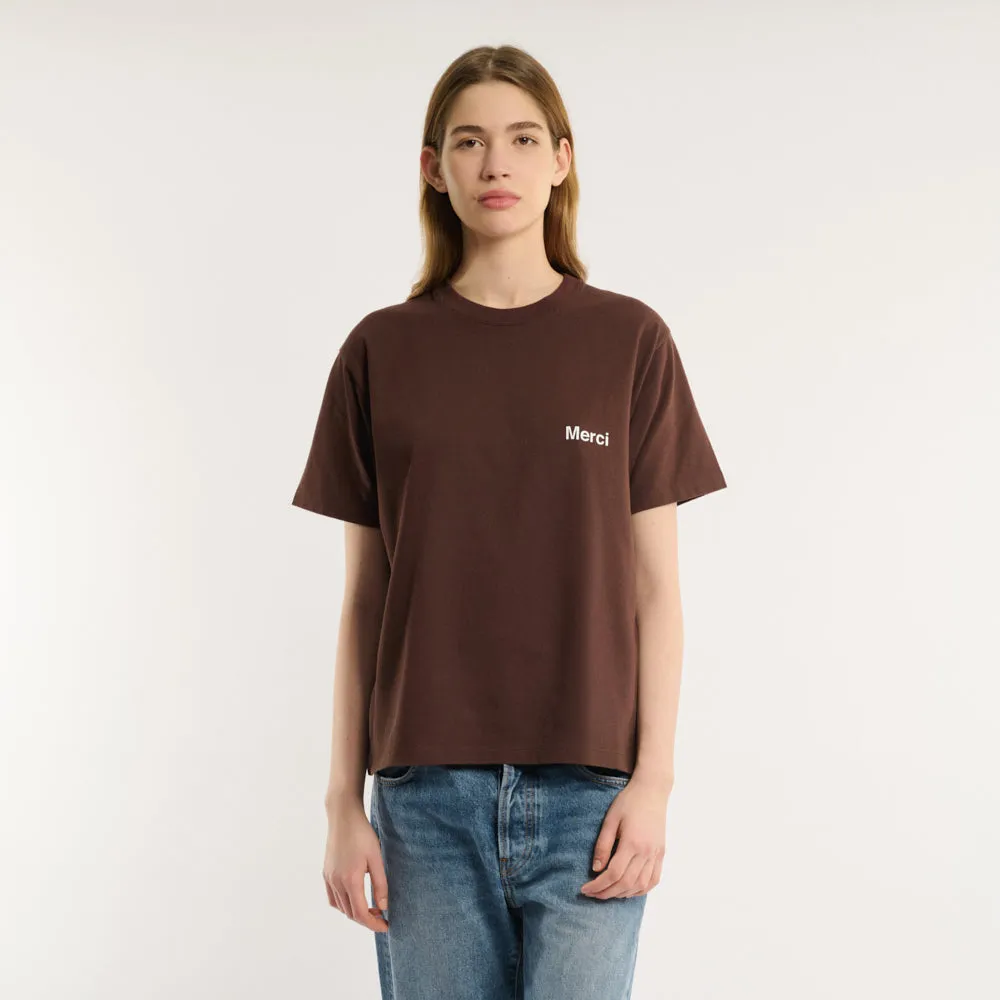 Merci - Aurelien T-shirt - Brown sold by Merci product image thumbnail 4