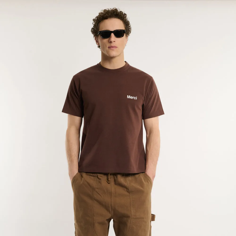 Merci - Aurelien T-shirt - Brown sold by Merci product image thumbnail 2