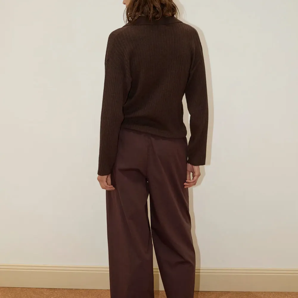 Deiji Studio - Polo Knit - Dark Almond sold by Merci product image thumbnail 3