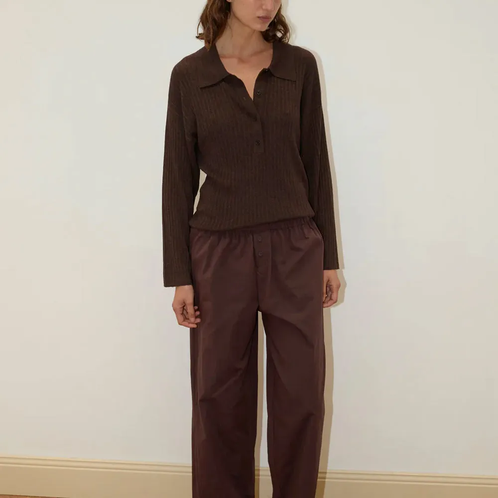 Deiji Studio - Polo Knit - Dark Almond sold by Merci product image thumbnail 2