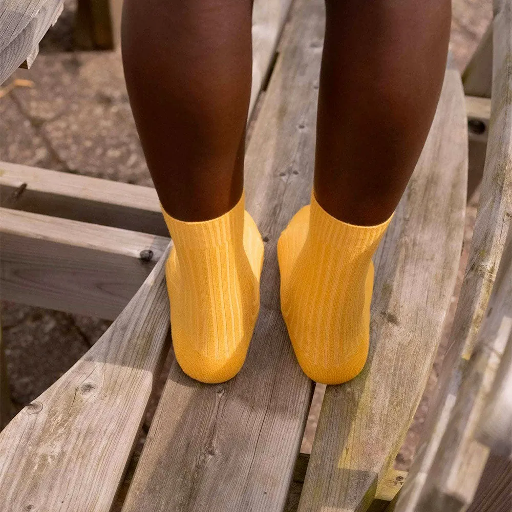 Baserange - Ribbed Crew Socks - Dacty Yellow sold by Merci product image thumbnail 4
