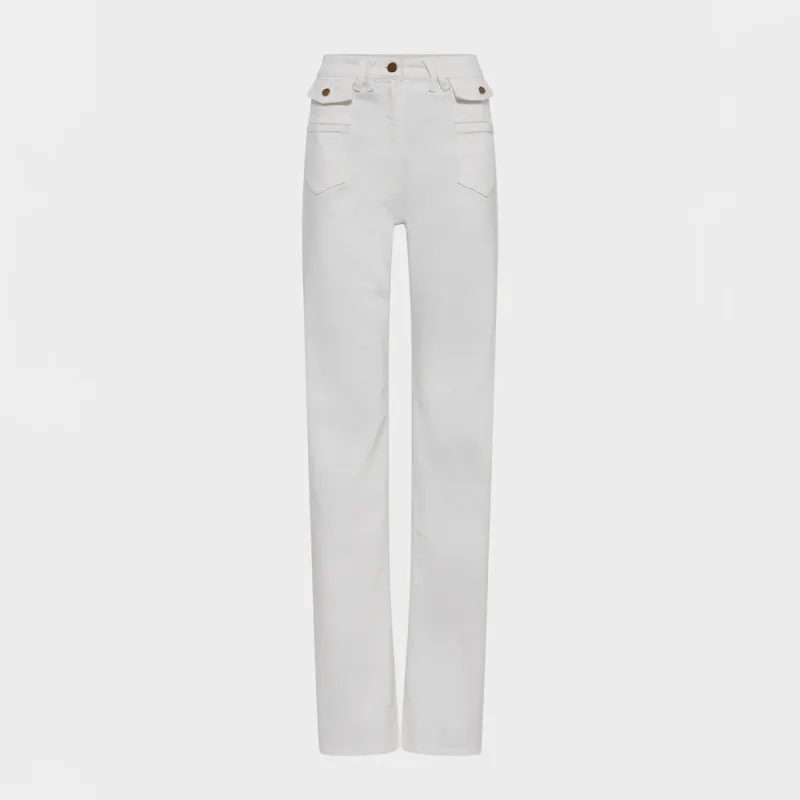 Gerard Darel - Anna flared jeans - Optic White made by Gerard Darel
