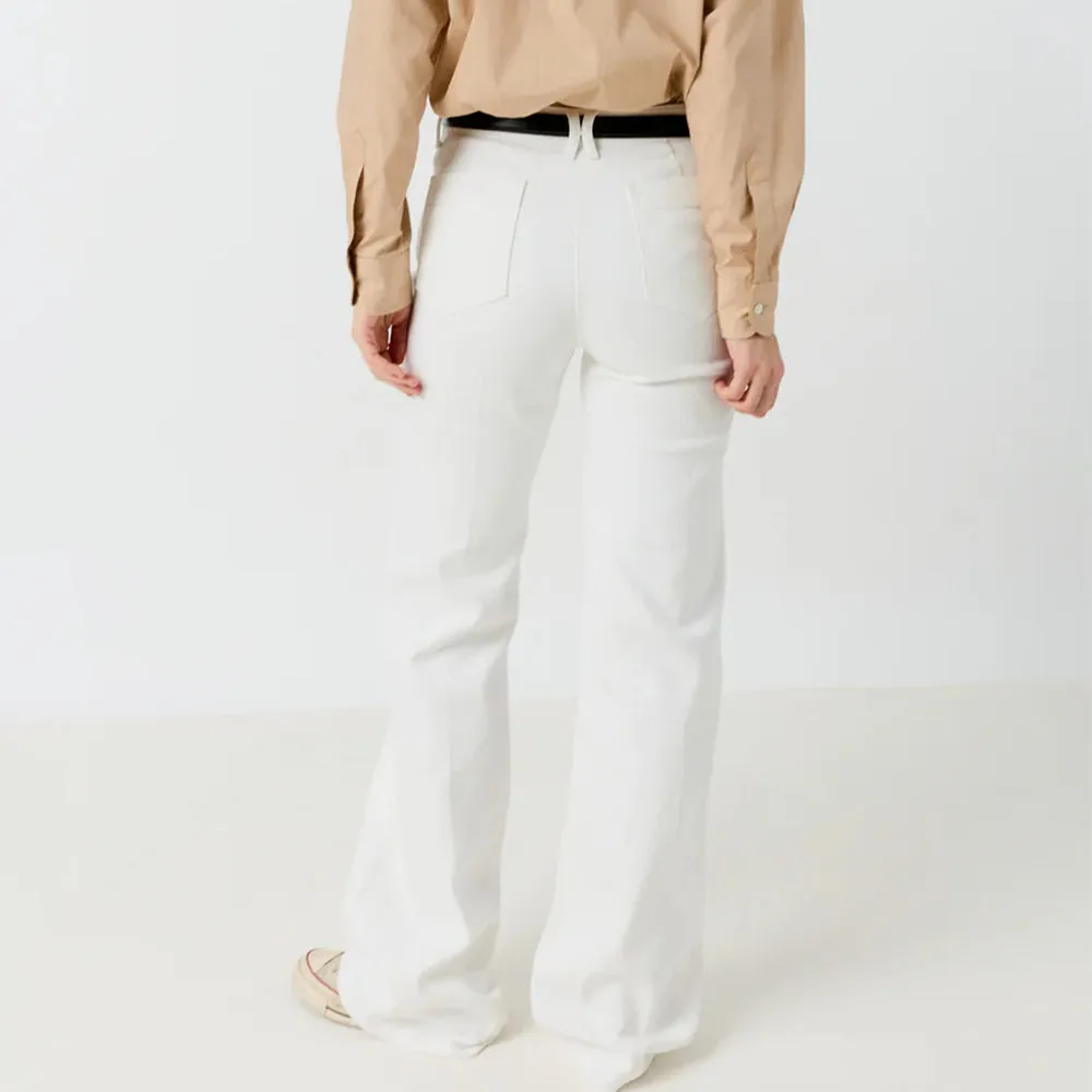 Gerard Darel - Anna flared jeans - Optic White sold by Merci product image thumbnail 3