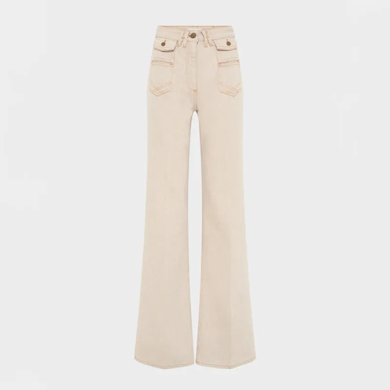 Gerard Darel - Anna flare jeans - Natural made by Gerard Darel