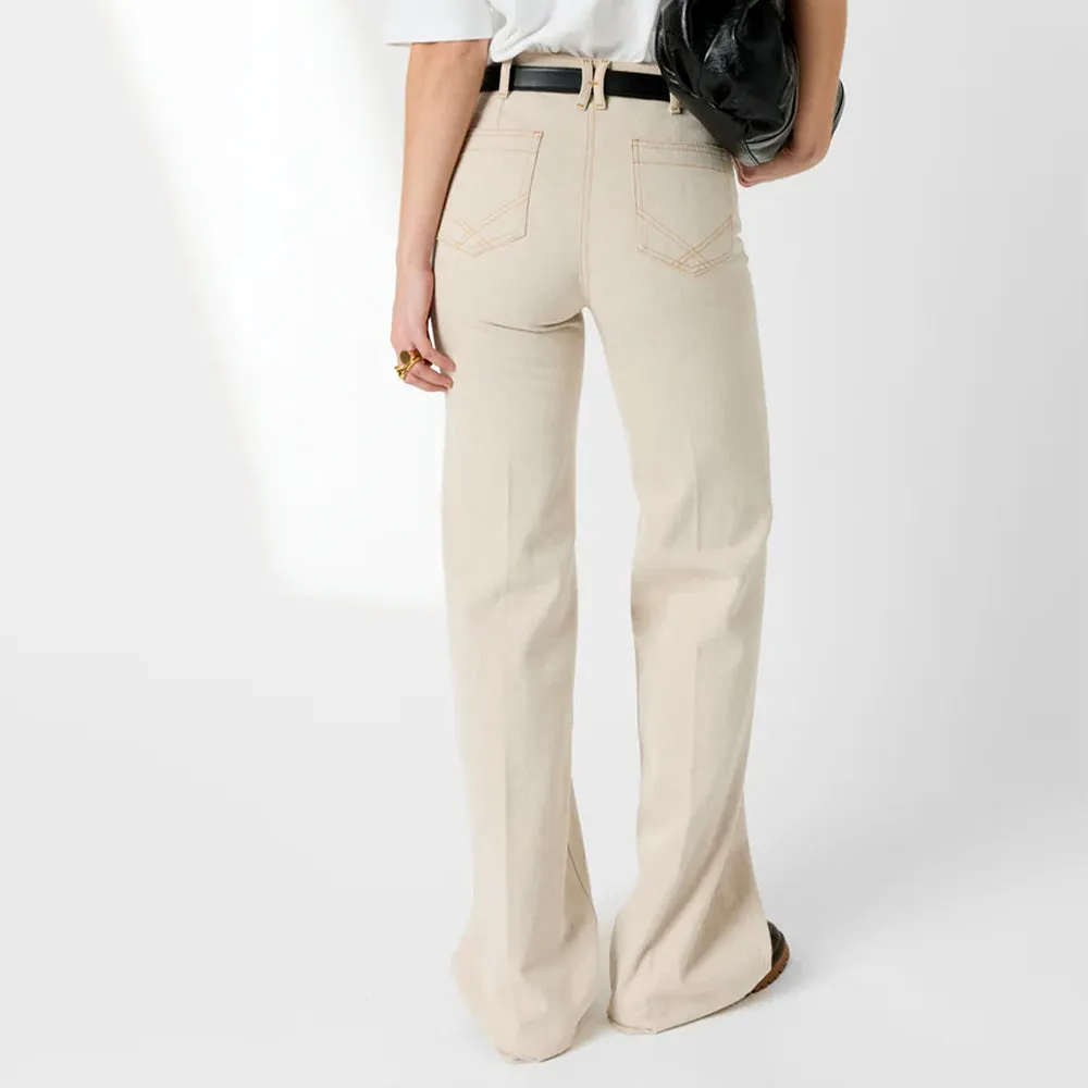 Gerard Darel - Anna flare jeans - Natural sold by Merci product image thumbnail 3