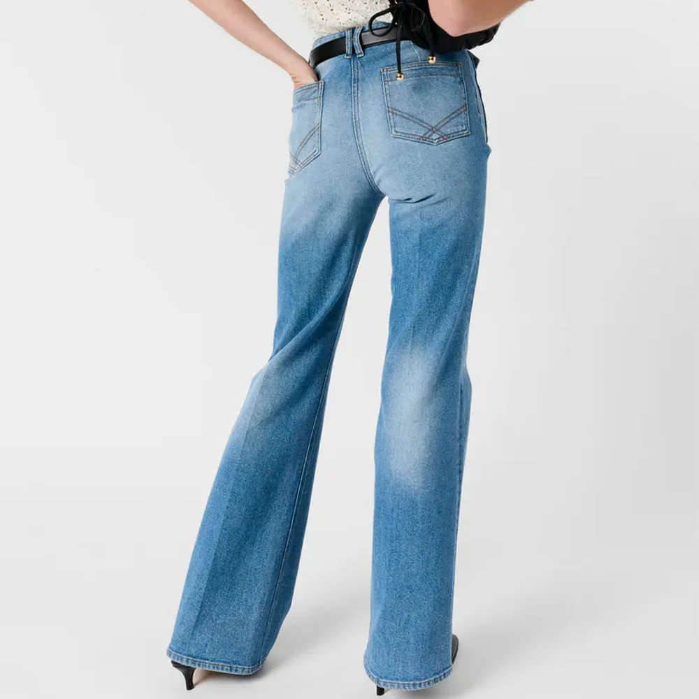 Gerard Darel - Anna flared jeans - Blue Jeans sold by Merci product image thumbnail 3