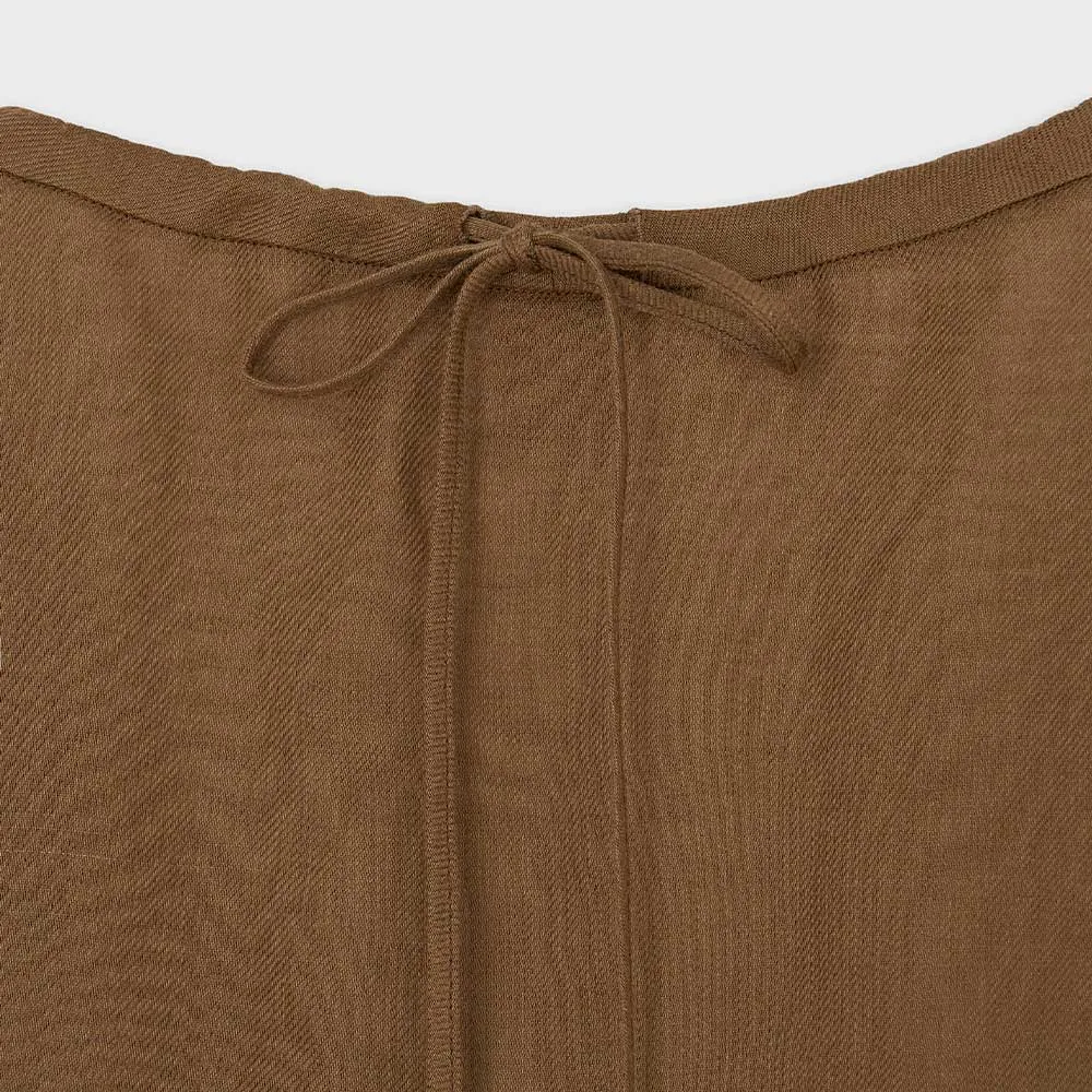 The Loom - Halter Ruche Top - Brown sold by Merci product image thumbnail 4