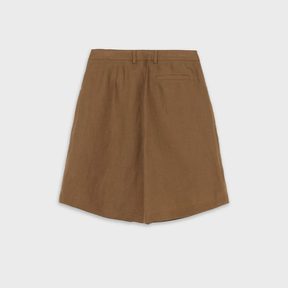The Loom - Linen Denim Bermuda shorts - Brown sold by Merci product image thumbnail 2