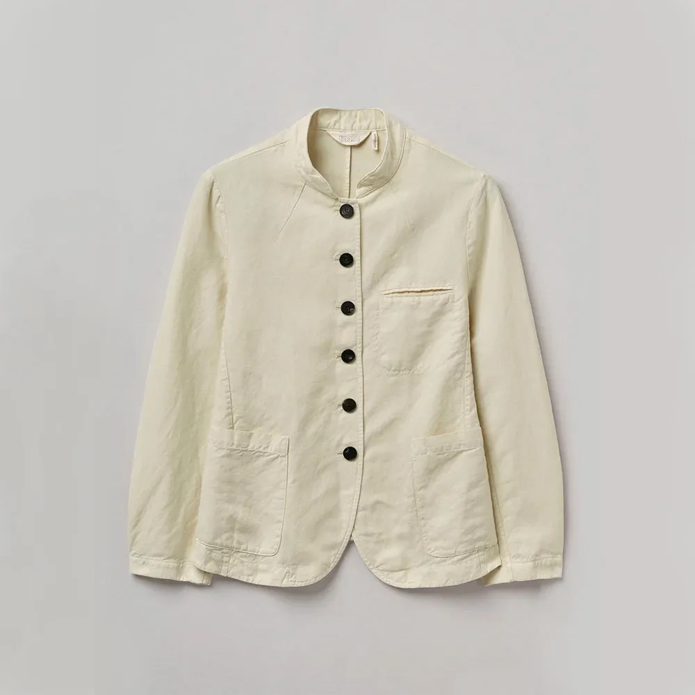 Toast - Garment Dyed Neat Jacket - Parchment sold by Merci