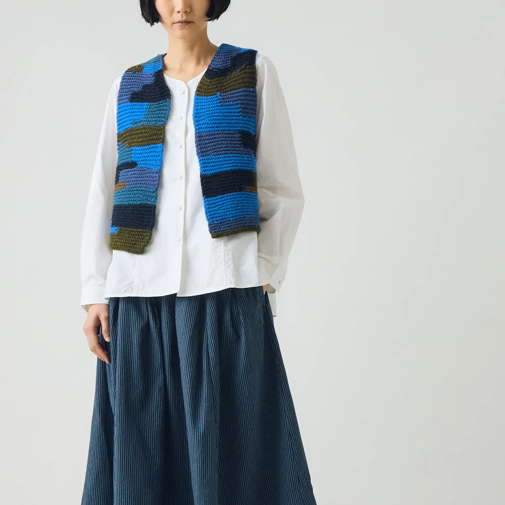 Toast - Patchwork Vest - Blue Multi sold by Merci product image thumbnail 2