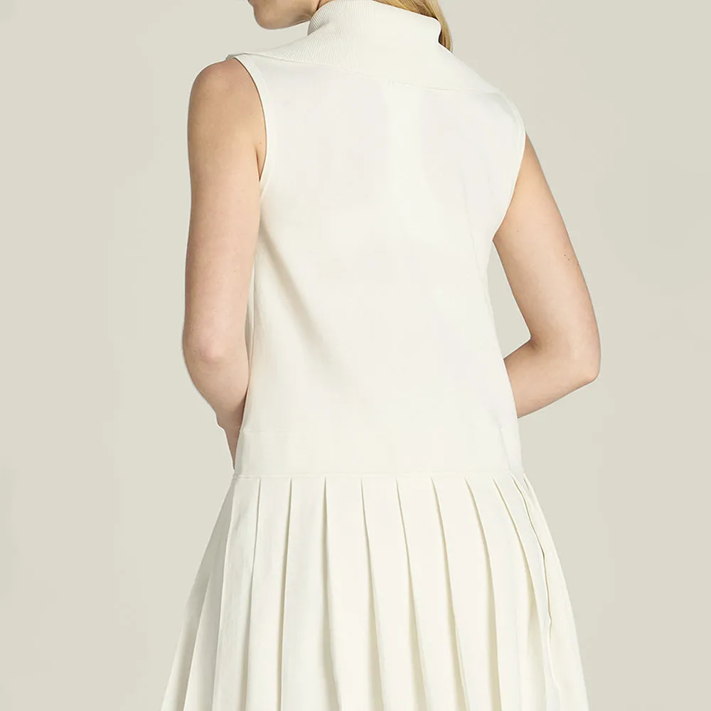 Wilson - Pleated Zip Tennis Dress - Sandrift sold by Merci product image thumbnail 3