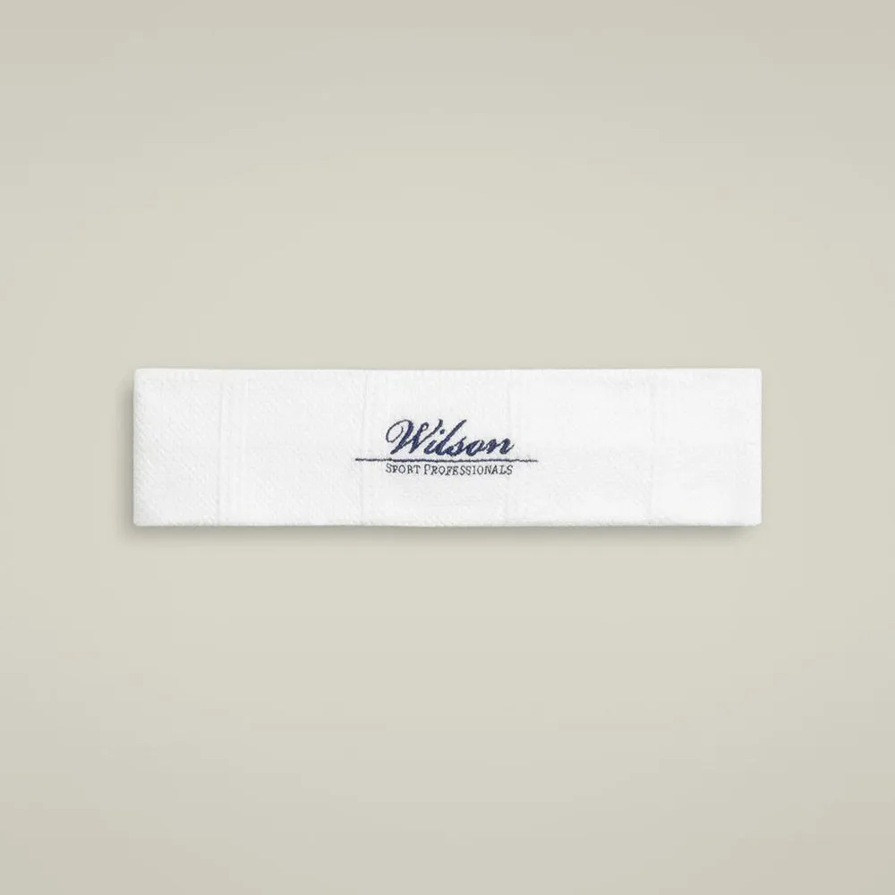 Wilson - Terry tennis headband - White sold by Merci