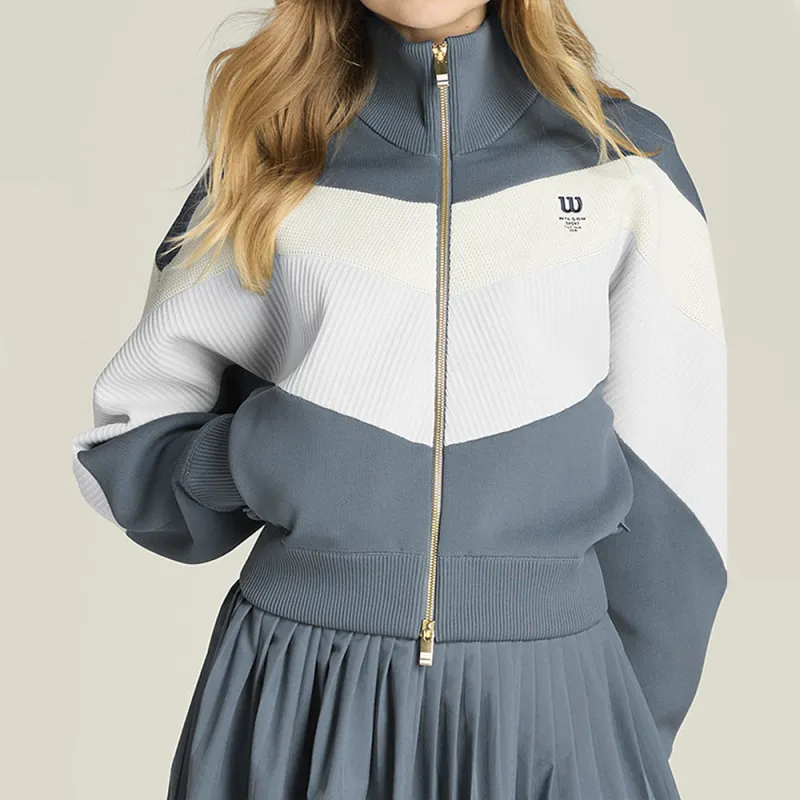 Wilson - Club Knit Jacket - Storm made by Wilson