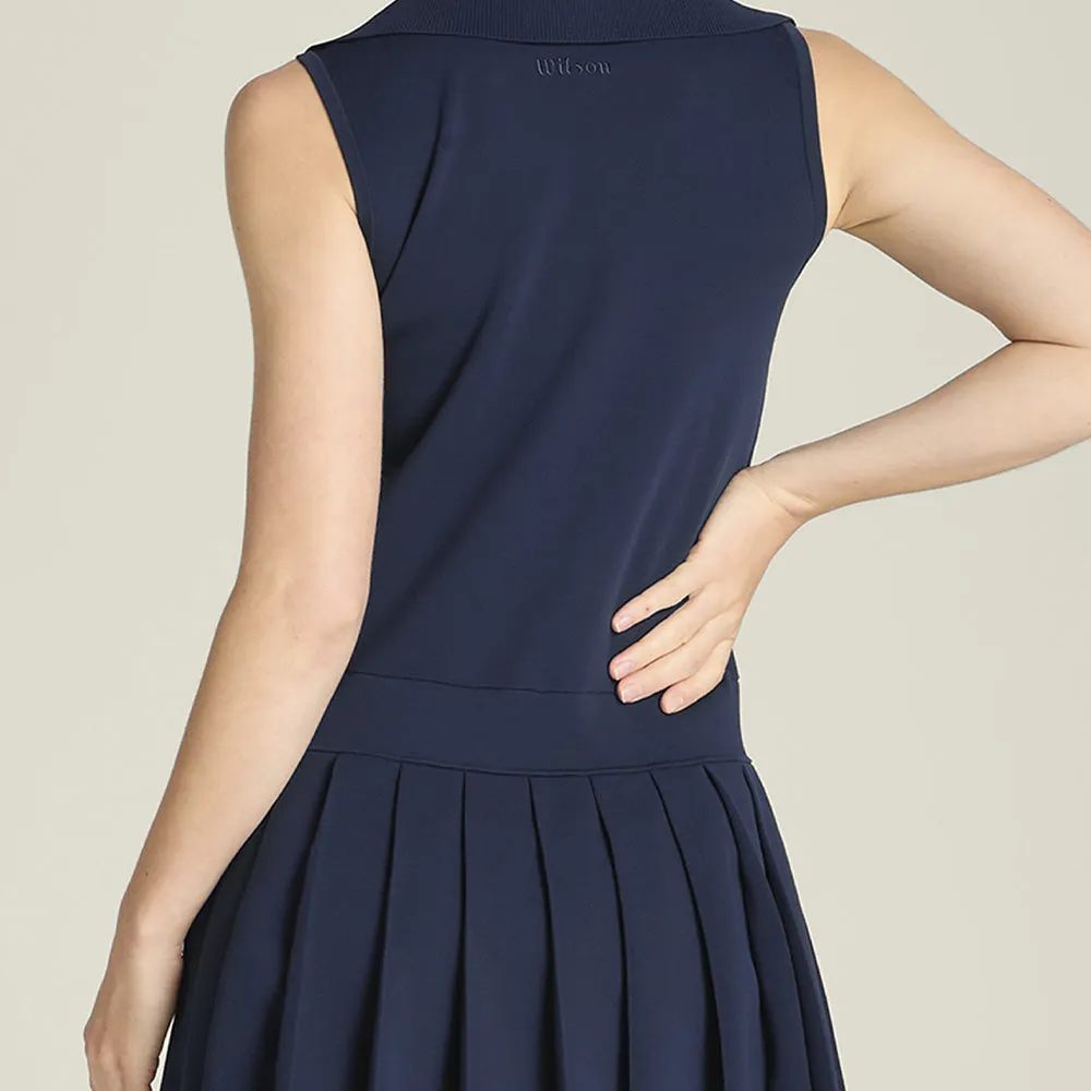 Wilson - Pleated Zip Tennis Dress - Navy sold by Merci product image thumbnail 3