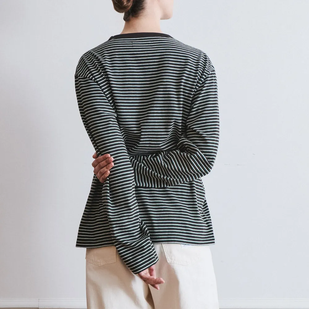 Another Aspect x Merci - Striped T-shirt - Brown Green sold by Merci product image thumbnail 4