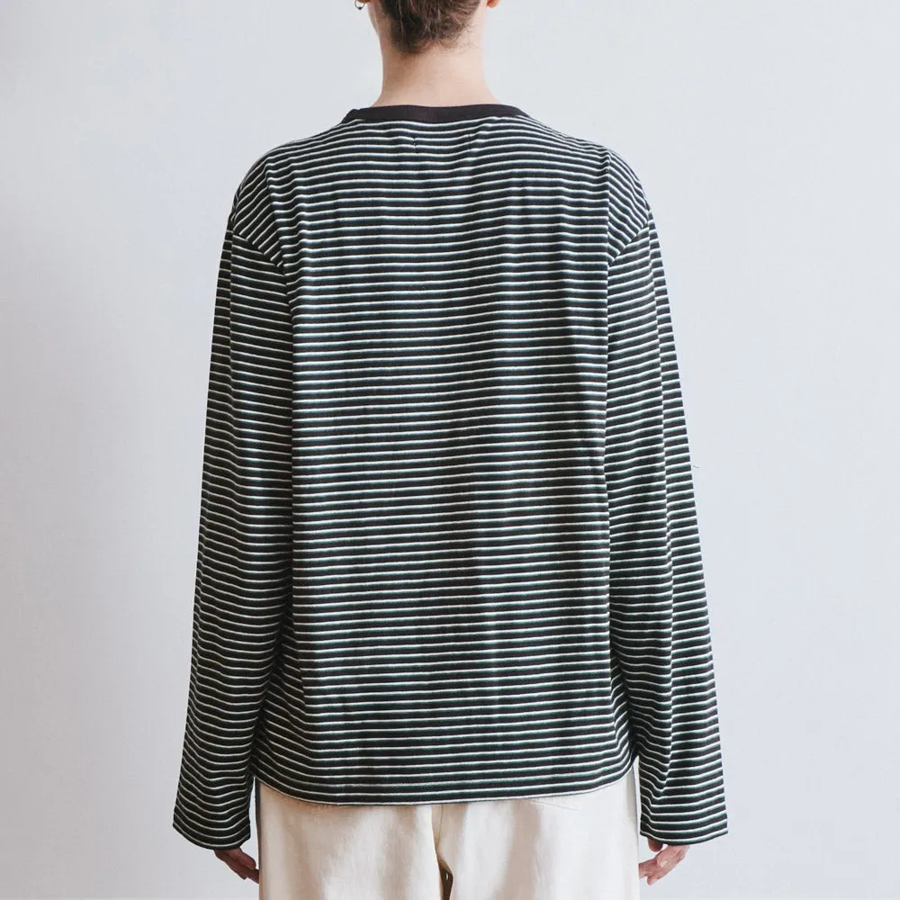 Another Aspect x Merci - Striped T-shirt - Brown Green sold by Merci product image thumbnail 5