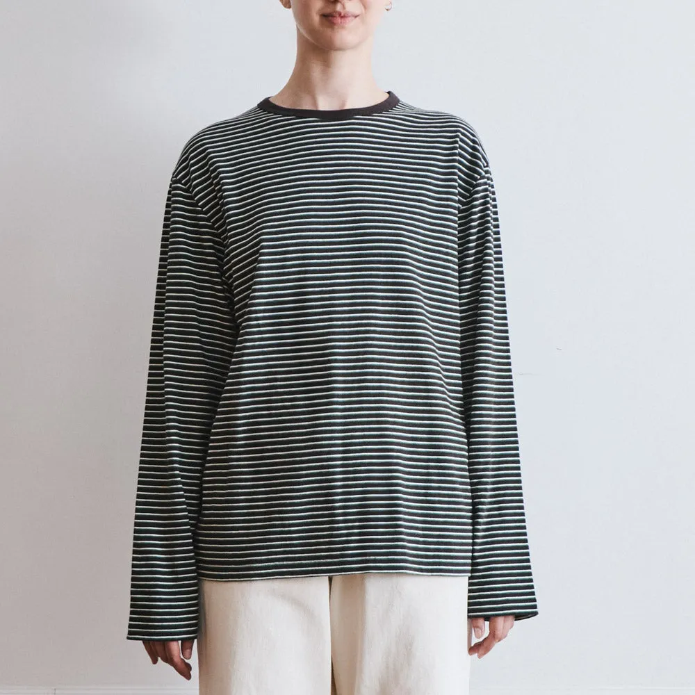 Another Aspect x Merci - Striped T-shirt - Brown Green sold by Merci product image thumbnail 3