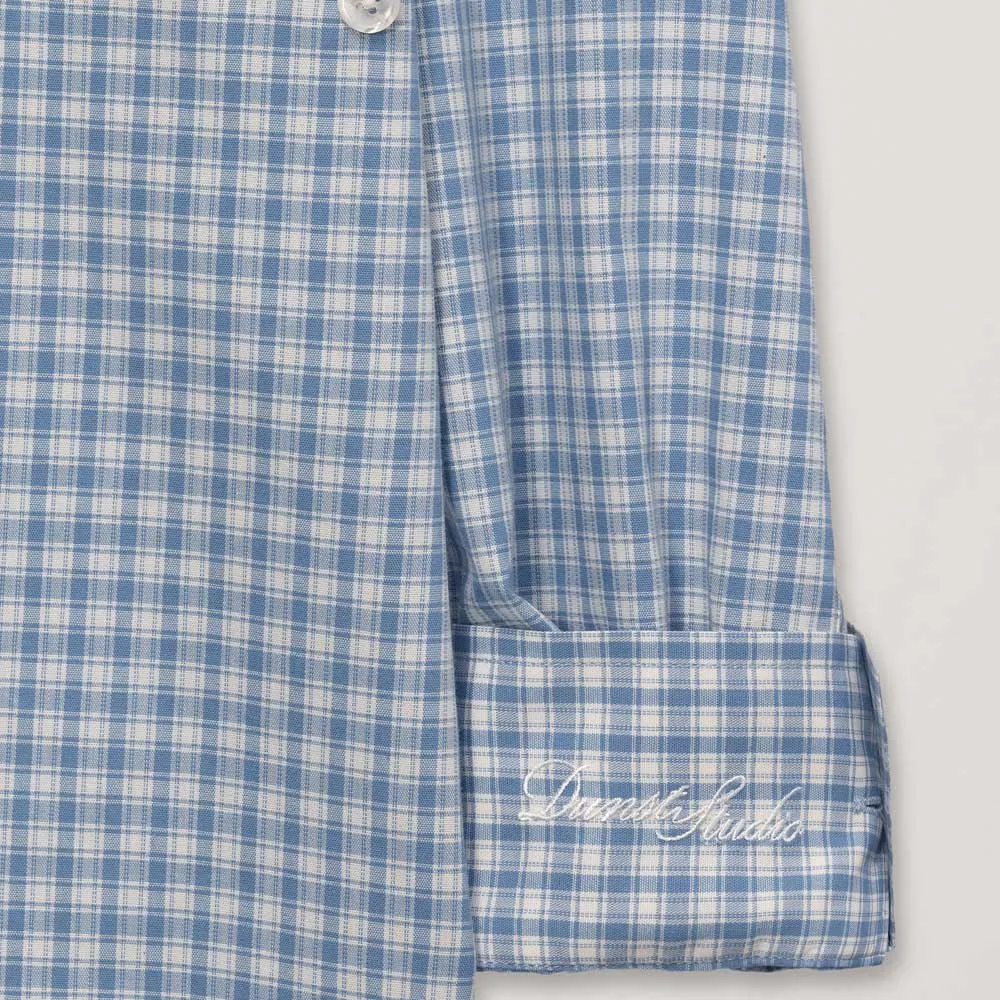 Dunst - Oversized Checkered Shirt - Blue sold by Merci product image thumbnail 4