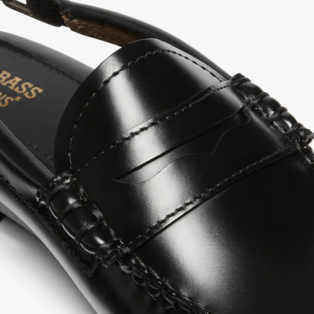GH Bass - Weejun Penny Slingback Loafers - Black sold by Merci product image thumbnail 5