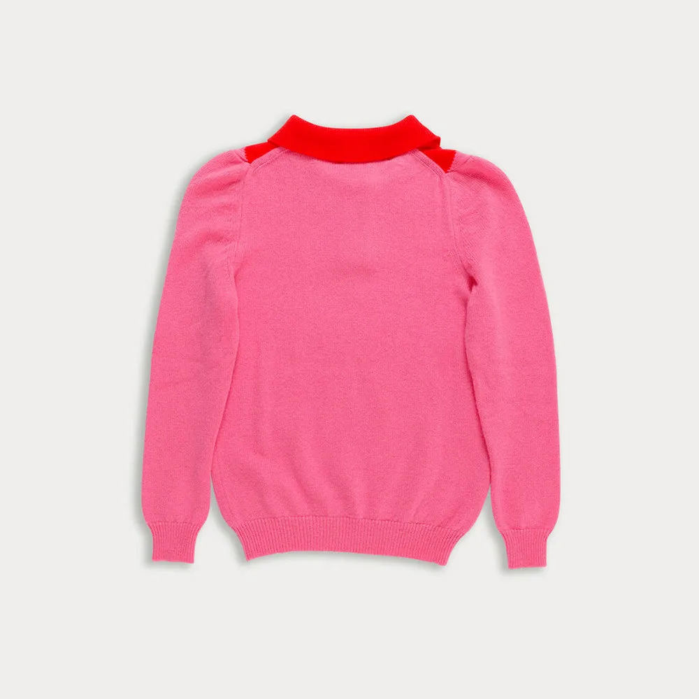La Fetiche - Lori Polo - Pink and Red sold by Merci product image thumbnail 4