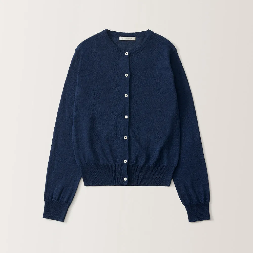 Nothing Written - Rola Cardigan - Navy sold by Merci