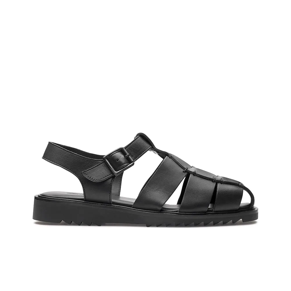 Paraboot - Santorin Sport Sandals - Black sold by Merci