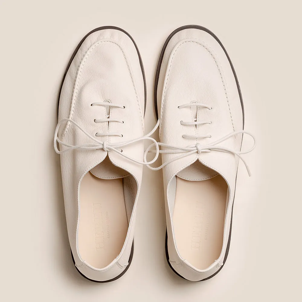 Hereu - Juliol Lace Up Loafers - Ivory sold by Merci product image thumbnail 3
