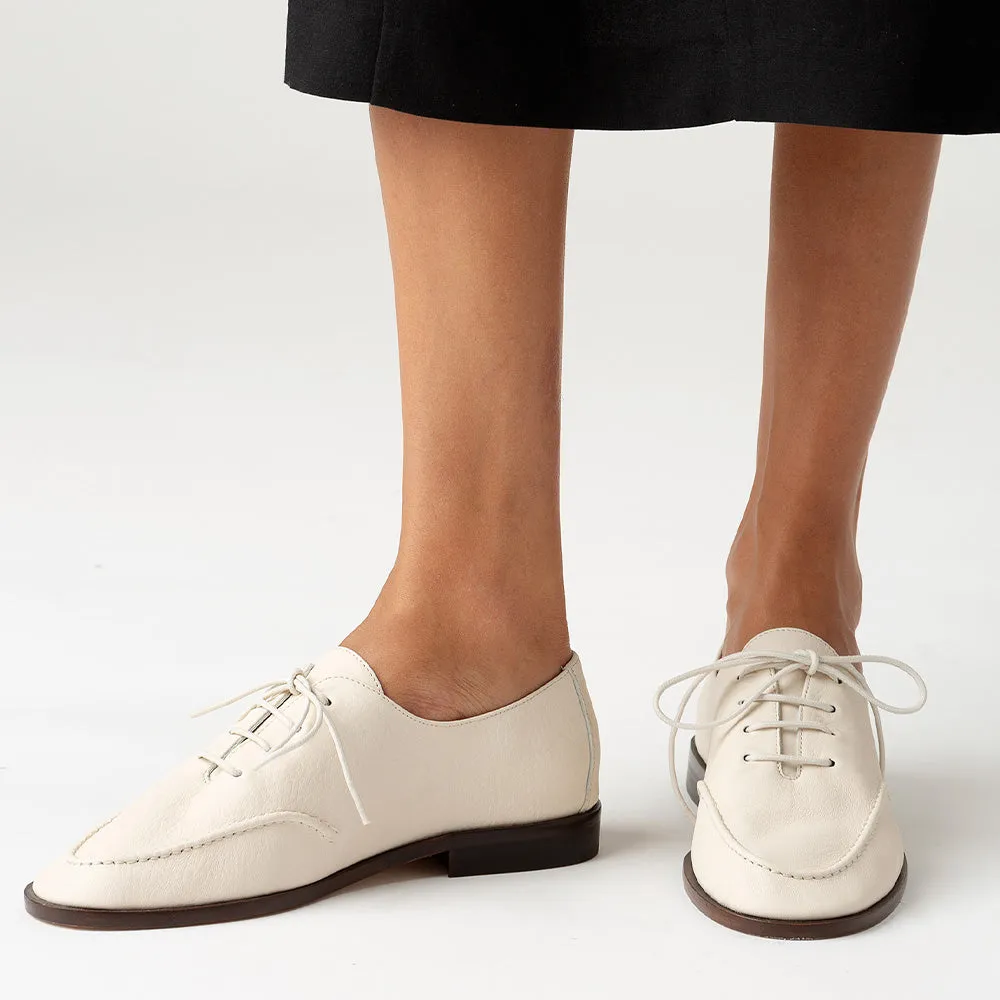 Hereu - Juliol Lace Up Loafers - Ivory sold by Merci product image thumbnail 2