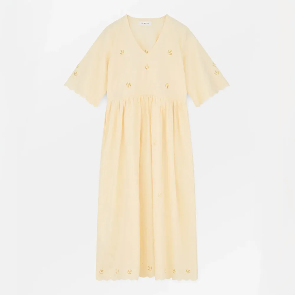 Skall Studio - Floral Dress - Yellow sold by Merci